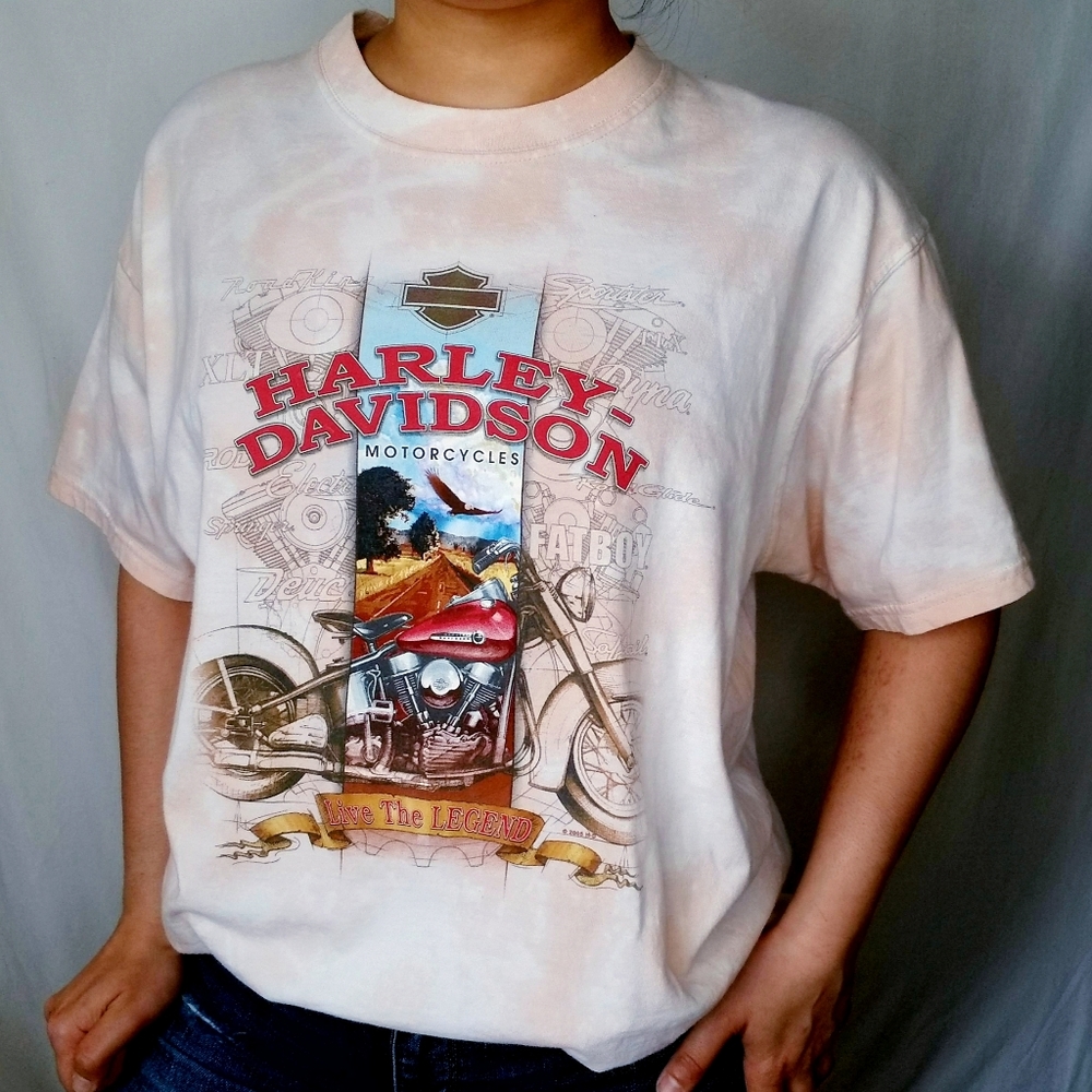 Harley Davidson Vintage | Custom Bleach Thunder Mountain